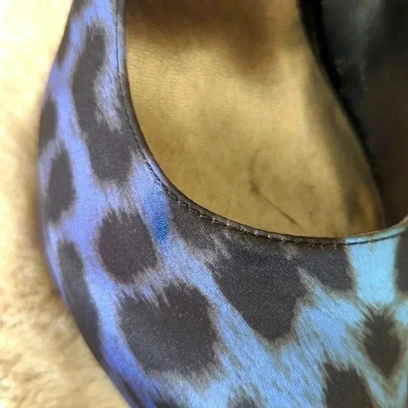 Carlos Santana Ombré Ble Leopard print platforms - Picture 8 of 9